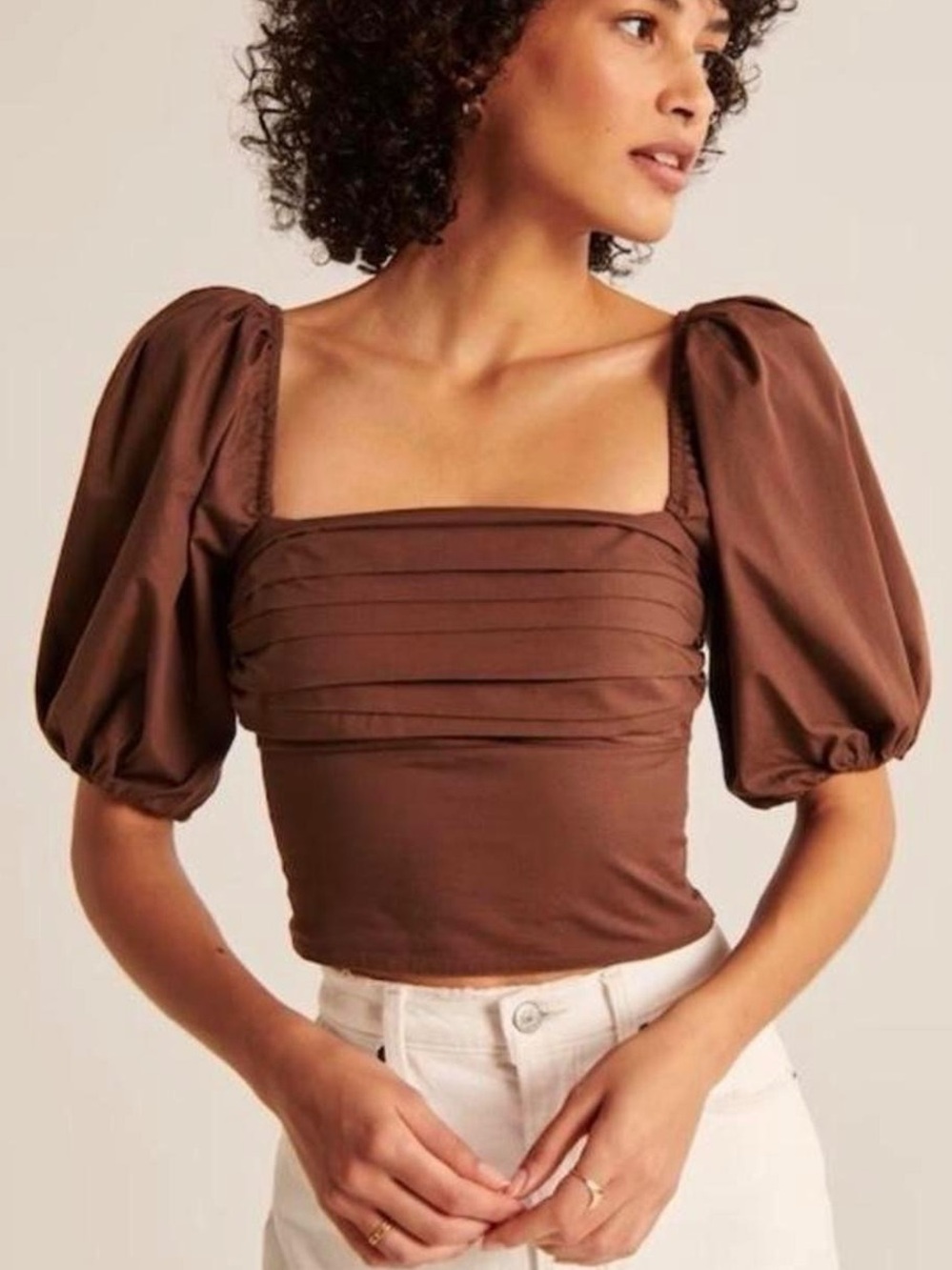 Abercrombie Puff Sleeve Top